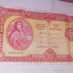 Old irish pound note