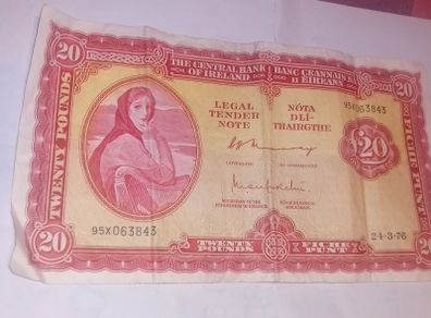 Old irish pound note