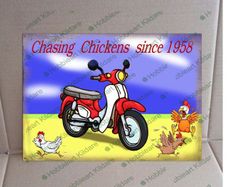 Honda 50 Nifty Fifty memorabilia tin metal sign