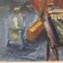 The Artist"s Studio 2000,Oil on Board.,Artist>Norman Teeling Image 4