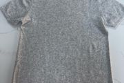 Ladies short sleeve turtleneck wool/cashmere
