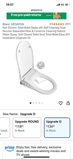 Toilet Seat - Bidet