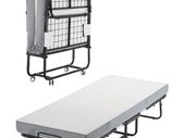 Rollaway Bed Folding Bed with 5 inches Foam Mattress for Adults & Guest