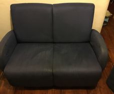 Sofa, Chair + Footstool (navy)
