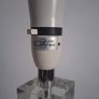 Glass & Chrome Table Lamp Image 4
