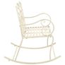 Garden Bench 104 cm Iron Antique White Image 2
