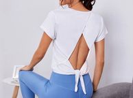 main image for ad Gym top white