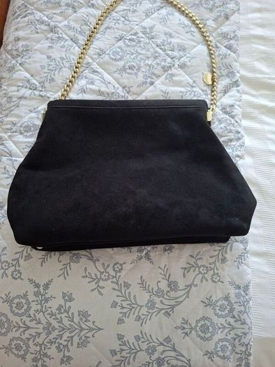 karen Millen suede bag