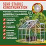 Aluminium Greenhouse Garden Green house Image 3