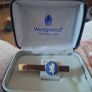 Collectable antique Wedgewood Jasper Tie Clip Image 5