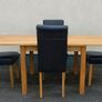 Oak Dining Table and 4 Chairs Image 5