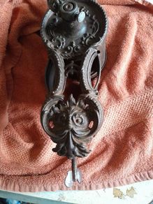 vintage cast iron food chopper