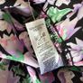 purple and black floral long sleeve tea dress size 14 includes postage Image 6