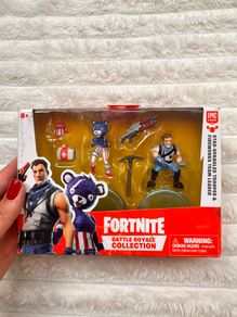 Fortnite Battle Royale Collection Star Spangled Trooper Fireworks Team Leader Damaged Box Please see photos