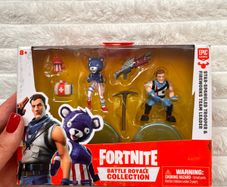 Fortnite Battle Royale Collection Star Spangled Trooper Fireworks Team Leader Damaged Box Please see photos