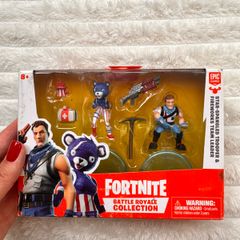 Fortnite Battle Royale Collection Star Spangled Trooper Fireworks Team Leader Damaged Box Please see photos