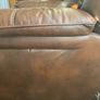 Leather reclining arm chair Image 3
