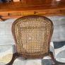 Antique Rosewood Cane Seat Chair Image 4