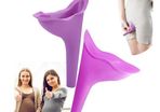 Female Outdoor Pee Urinal Travel Camping Portable Urinal for Women Soft Silicone Disposable Urination Paper Device Stand Up