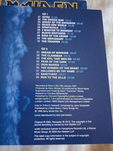 Iron Maiden...This Is A CD..
