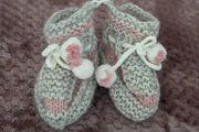 Baby woolen boots