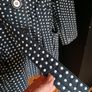 Swing style coat, NAVY Polka dot by NEXT age 11/12 Image 6
