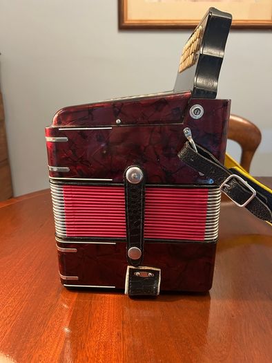 Hohner 3-Row Button Accordion - GCF - Vintage