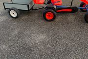 Berg go kart and trailer
