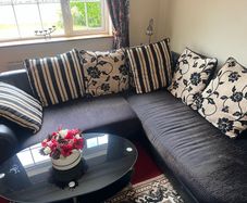 Black L Shaped couch