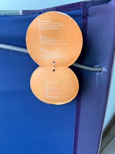 sun lounger fold up chair x2