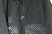 Loose fitting black and grey jacket