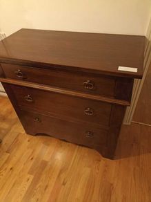 Classic Vintage Solid Wood Chest of Drawers