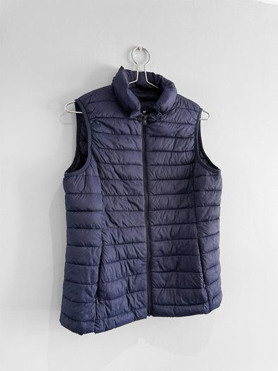 Pre Owned Dunnes Stores Navy Puffer Gilet Bodywarmer