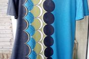Turquoise 60s Print Tunic