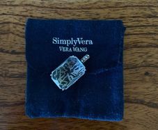 Vera Wang Large Silver Pendant