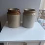 Two Vintage Stoneware storage Jars Image 9