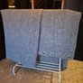 Light Grey Blackout Ready Made Eyelet Curtains Image 2