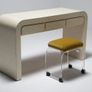 Mid-Century Modern Formica Waterfall Console table, attributed to Karl Springer, 1970s. Image 4