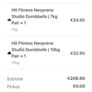 Weight bench & dumbbells Image 4