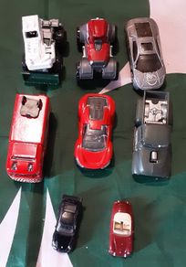 small selection of matchbox and hot wheels