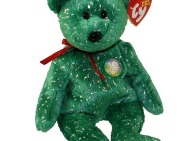TY Beanie Baby Decade Bear - various colours