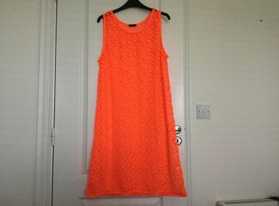 Dress beach bright coral sixe XL