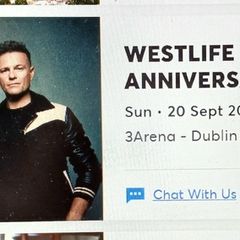 4 x Westlife Seats Sun Sept 20th