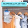 Wardrobe Dehumidifier Disposable Hanging Bags Pack of 12 Room Moisture Absorber Condensation Remover for Damp, Mould in Home, Bathroom, Window, House, Kitchen, Bedroom Interior Traps Image 5