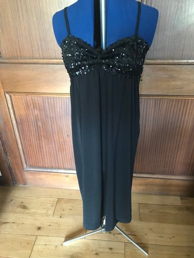 Black Sequin Dress - Size 12