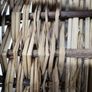 Vintage Basket Garden Flower Gathering Wicker Hand Image 2