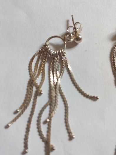 Silver Tassel Earrings
