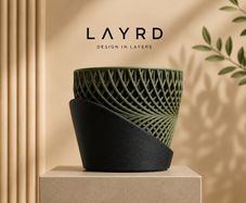 3D Printed Decorative Plant Pot