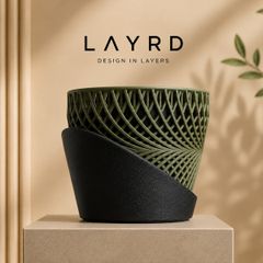 3D Printed Decorative Plant Pot