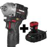Parkside Performance 12V Cordless Brushless stubby impact wrench gun 1/2 Inch Drive, impact sockets battery and charger. House clearance sale unwanted stuff gift car boot sale. Image 3